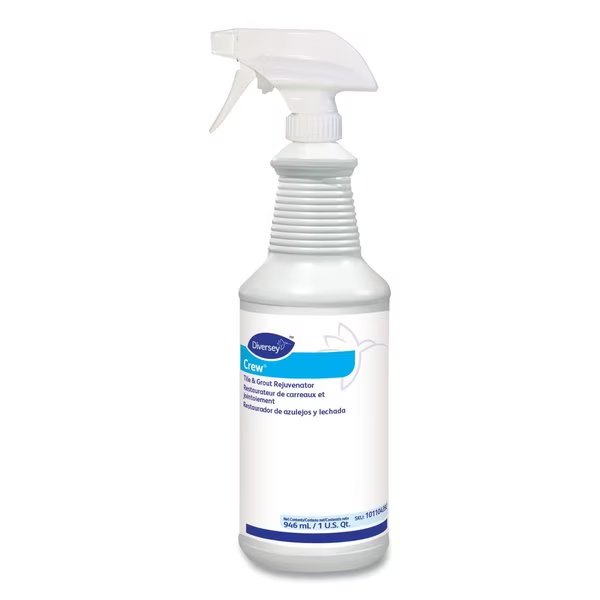 Crew Tile and Grout Rejuvenator, 32 oz Spray Bottle, PK12, Diversey, Mfr#: 101104392